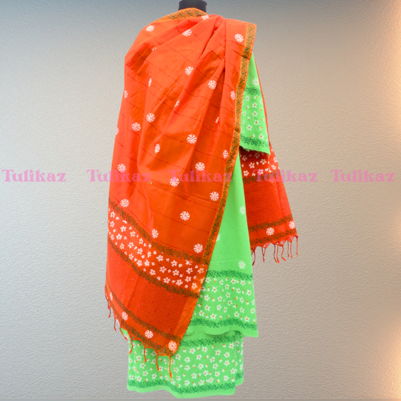 Shiulimala(Comfortable Block Print 3-Piece Set) - Image 3